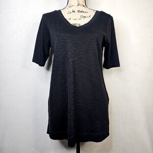 J.jill pima double v tunic top sz S Petite